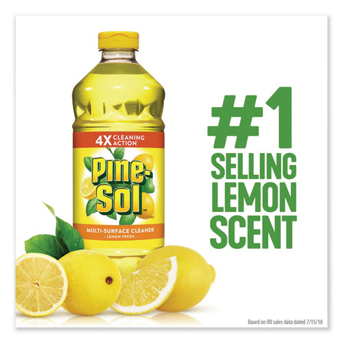 Pine-Sol® wholesale. Multi-surface Cleaner, Lemon Fresh, 28 Oz Bottle. HSD Wholesale: Janitorial Supplies, Breakroom Supplies, Office Supplies.