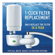 Load image into Gallery viewer, Brita® wholesale. On Tap Faucet Water Filter System, White, 4-carton. HSD Wholesale: Janitorial Supplies, Breakroom Supplies, Office Supplies.