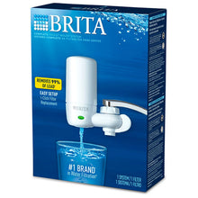 Load image into Gallery viewer, Brita® wholesale. On Tap Faucet Water Filter System, White. HSD Wholesale: Janitorial Supplies, Breakroom Supplies, Office Supplies.