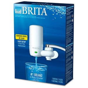 Brita® wholesale. On Tap Faucet Water Filter System, White. HSD Wholesale: Janitorial Supplies, Breakroom Supplies, Office Supplies.