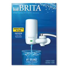 Load image into Gallery viewer, Brita® wholesale. On Tap Faucet Water Filter System, White. HSD Wholesale: Janitorial Supplies, Breakroom Supplies, Office Supplies.