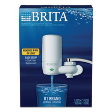 Load image into Gallery viewer, Brita® wholesale. On Tap Faucet Water Filter System, White. HSD Wholesale: Janitorial Supplies, Breakroom Supplies, Office Supplies.