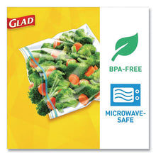 Load image into Gallery viewer, Glad® wholesale. Sandwich Zipper Bags, 6.63&quot; X 8&quot;, Clear, 600-carton. HSD Wholesale: Janitorial Supplies, Breakroom Supplies, Office Supplies.