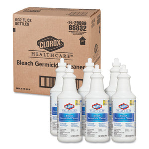 Clorox® Healthcare® wholesale. Clorox® Bleach Germicidal Cleaner, 32 Oz Pull-top Bottle, 6-carton. HSD Wholesale: Janitorial Supplies, Breakroom Supplies, Office Supplies.