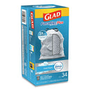 Glad® wholesale. Forceflexplus Odorshield Tall Kitchen Drawstring Trash Bags, 13 Gal, 0.9 Mil, 24" X 28", White, 204-carton. HSD Wholesale: Janitorial Supplies, Breakroom Supplies, Office Supplies.