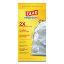 Glad® wholesale. Forceflexplus Odorshield Tall Kitchen Drawstring Trash Bags, 13 Gal, 0.9 Mil, 24" X 28", White, 204-carton. HSD Wholesale: Janitorial Supplies, Breakroom Supplies, Office Supplies.