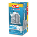 Glad® wholesale. Forceflexplus Odorshield Tall Kitchen Drawstring Trash Bags, 13 Gal, 0.9 Mil, 24" X 28", White, 204-carton. HSD Wholesale: Janitorial Supplies, Breakroom Supplies, Office Supplies.