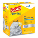 Glad® wholesale. Forceflex Tall Kitchen Drawstring Trash Bags, 13 Gal, 0.72 Mil, 23.75" X 24.88", Gray, 100-box. HSD Wholesale: Janitorial Supplies, Breakroom Supplies, Office Supplies.