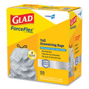 Glad® wholesale. Forceflex Tall Kitchen Drawstring Trash Bags, 13 Gal, 0.72 Mil, 23.75" X 24.88", Gray, 100-box. HSD Wholesale: Janitorial Supplies, Breakroom Supplies, Office Supplies.