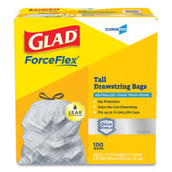 Glad® wholesale. Forceflex Tall Kitchen Drawstring Trash Bags, 13 Gal, 0.72 Mil, 23.75