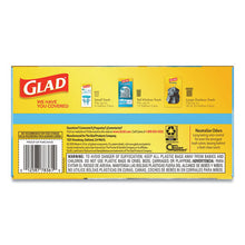 Load image into Gallery viewer, Glad® wholesale. Odorshield Tall Kitchen Drawstring Bags, 13 Gal, 0.78 Mil, 24&quot; X 27.38&quot;, White, 240-carton. HSD Wholesale: Janitorial Supplies, Breakroom Supplies, Office Supplies.