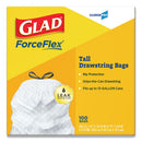 Glad® wholesale. Tall Kitchen Drawstring Trash Bags, 13 Gal, 0.72 Mil, 24" X 27.38", Gray, 400-carton. HSD Wholesale: Janitorial Supplies, Breakroom Supplies, Office Supplies.