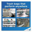 Glad® wholesale. Tall Kitchen Drawstring Trash Bags, 13 Gal, 0.72 Mil, 24" X 27.38", Gray, 400-carton. HSD Wholesale: Janitorial Supplies, Breakroom Supplies, Office Supplies.
