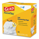 Glad® wholesale. Tall Kitchen Drawstring Trash Bags, 13 Gal, 0.72 Mil, 24" X 27.38", Gray, 400-carton. HSD Wholesale: Janitorial Supplies, Breakroom Supplies, Office Supplies.