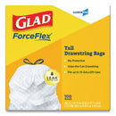 Glad® wholesale. Tall Kitchen Drawstring Trash Bags, 13 Gal, 0.72 Mil, 24" X 27.38", Gray, 100-box. HSD Wholesale: Janitorial Supplies, Breakroom Supplies, Office Supplies.