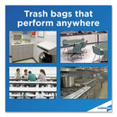 Glad® wholesale. Tall Kitchen Drawstring Trash Bags, 13 Gal, 0.72 Mil, 24" X 27.38", Gray, 100-box. HSD Wholesale: Janitorial Supplies, Breakroom Supplies, Office Supplies.