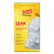 Load image into Gallery viewer, Glad® wholesale. Odorshield Tall Kitchen Drawstring Bags, 13 Gal, 0.95 Mil, 24&quot; X 27.38&quot;, White, 80-box. HSD Wholesale: Janitorial Supplies, Breakroom Supplies, Office Supplies.