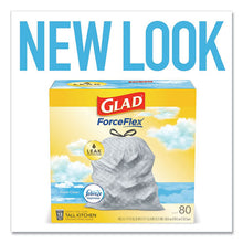 Load image into Gallery viewer, Glad® wholesale. Odorshield Tall Kitchen Drawstring Bags, 13 Gal, 0.95 Mil, 24&quot; X 27.38&quot;, White, 240-carton. HSD Wholesale: Janitorial Supplies, Breakroom Supplies, Office Supplies.