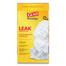 Glad® wholesale. Odorshield Tall Kitchen Drawstring Bags, 13 Gal, 0.95 Mil, 24" X 27.38", White, 80-box. HSD Wholesale: Janitorial Supplies, Breakroom Supplies, Office Supplies.