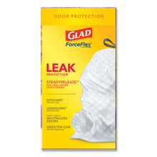 Load image into Gallery viewer, Glad® wholesale. Odorshield Tall Kitchen Drawstring Bags, 13 Gal, 0.95 Mil, 24&quot; X 27.38&quot;, White, 240-carton. HSD Wholesale: Janitorial Supplies, Breakroom Supplies, Office Supplies.