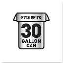 Glad® wholesale. Drawstring Large Trash Bags, 30 Gal, 1.05 Mil, 30" X 33", Black, 90-carton. HSD Wholesale: Janitorial Supplies, Breakroom Supplies, Office Supplies.