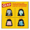 Glad® wholesale. Drawstring Large Trash Bags, 30 Gal, 1.05 Mil, 30" X 33", Black, 90-carton. HSD Wholesale: Janitorial Supplies, Breakroom Supplies, Office Supplies.