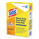 S.O.S.® wholesale. Steel Wool Soap Pad, 15 Pads-box, 12 Boxes-carton. HSD Wholesale: Janitorial Supplies, Breakroom Supplies, Office Supplies.