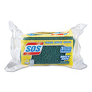 S.O.S.® wholesale. Heavy Duty Scrubber Sponge, 2.5 X 4.5, 0.9" Thick, Yellow-green, 3-pack, 24 Packs-carton. HSD Wholesale: Janitorial Supplies, Breakroom Supplies, Office Supplies.