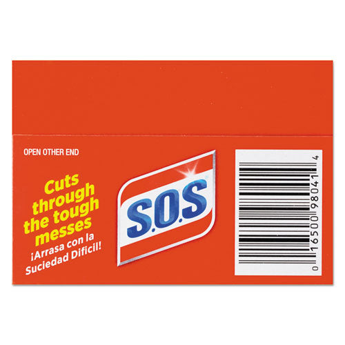S.O.S.® wholesale. Steel Wool Soap Pad, 4-box, 24 Boxes-carton. HSD Wholesale: Janitorial Supplies, Breakroom Supplies, Office Supplies.
