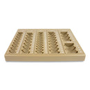 CONTROLTEK® wholesale. Plastic Coin Tray, 6 Compartments, 7.75 X 10 X 1.5, Tan. HSD Wholesale: Janitorial Supplies, Breakroom Supplies, Office Supplies.