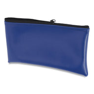 CONTROLTEK® wholesale. Fabric Deposit Bag, 6 X 11 X 1, Vinyl, Blue. HSD Wholesale: Janitorial Supplies, Breakroom Supplies, Office Supplies.
