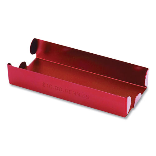 CONTROLTEK® wholesale. Metal Coin Tray, Pennies, 3.5 X 10 X 1.75, Red. HSD Wholesale: Janitorial Supplies, Breakroom Supplies, Office Supplies.