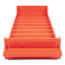 CONTROLTEK® wholesale. Stackable Plastic Coin Tray, Quarters, 3.75 X 11.5 X 1.5, Orange, 2-pack. HSD Wholesale: Janitorial Supplies, Breakroom Supplies, Office Supplies.