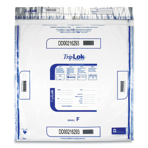 TripLOK™ wholesale. Deposit Bag, 20 X 20, 3 Mil Thick, Plastic, Clear, 250-carton. HSD Wholesale: Janitorial Supplies, Breakroom Supplies, Office Supplies.