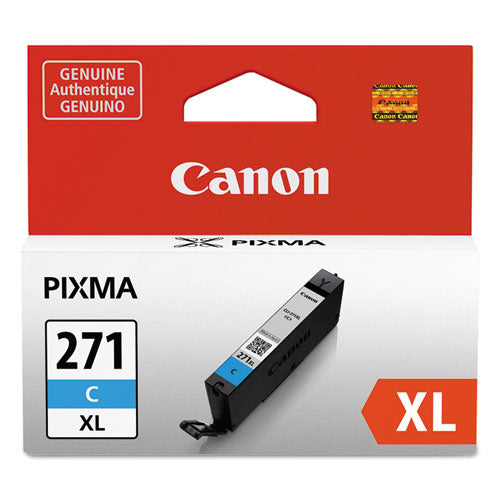 Canon® wholesale. CANON 0337c001 (cli-271xl) High-yield Ink, Cyan. HSD Wholesale: Janitorial Supplies, Breakroom Supplies, Office Supplies.