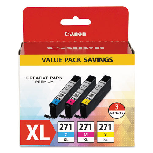 Canon® wholesale. CANON 0337c005 (cli-271xl) High-yield Ink, Cyan-magenta-yellow. HSD Wholesale: Janitorial Supplies, Breakroom Supplies, Office Supplies.