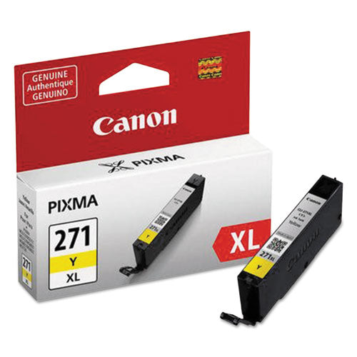 Canon® wholesale. CANON 0339c001 (cli-271xl) High-yield Ink, Yellow. HSD Wholesale: Janitorial Supplies, Breakroom Supplies, Office Supplies.