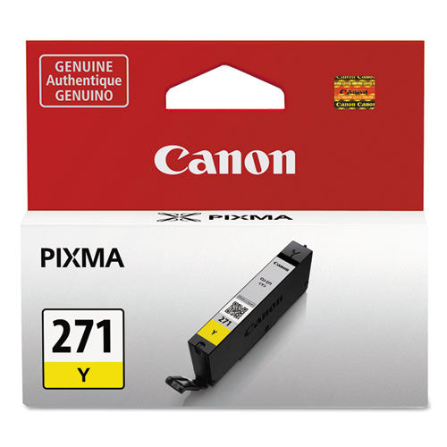 Canon® wholesale. CANON 0393c001 (cli-271) Ink, Yellow. HSD Wholesale: Janitorial Supplies, Breakroom Supplies, Office Supplies.
