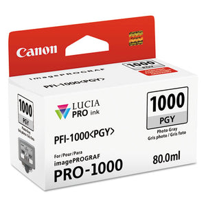 Canon® wholesale. CANON 0553c002 (pfi-1000) Lucia Pro Ink, Photo Gray. HSD Wholesale: Janitorial Supplies, Breakroom Supplies, Office Supplies.