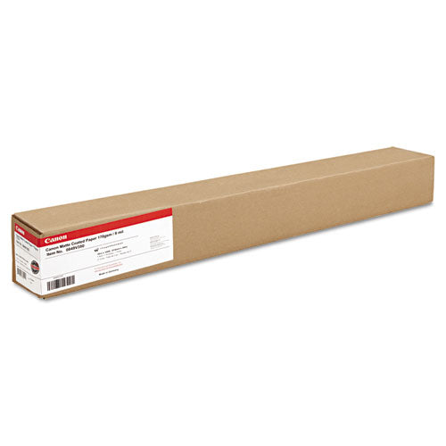 Canon® wholesale. CANON Matte Coated Paper Roll, 2" Core, 8 Mil, 36" X 100 Ft, Matte White. HSD Wholesale: Janitorial Supplies, Breakroom Supplies, Office Supplies.
