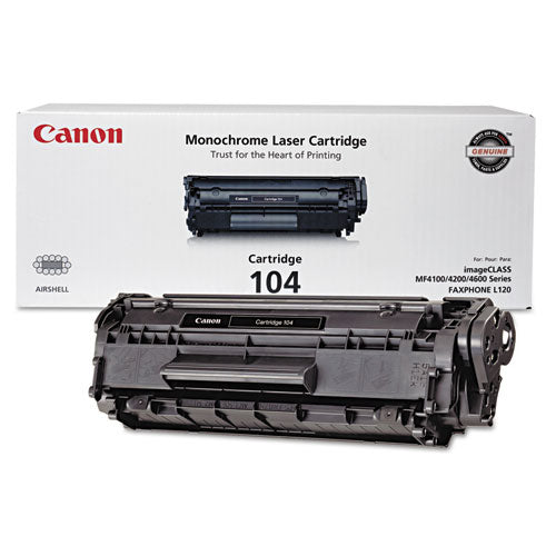 Canon® wholesale. CANON 0263b001 (104) Toner, 2,000 Page-yield, Black. HSD Wholesale: Janitorial Supplies, Breakroom Supplies, Office Supplies.