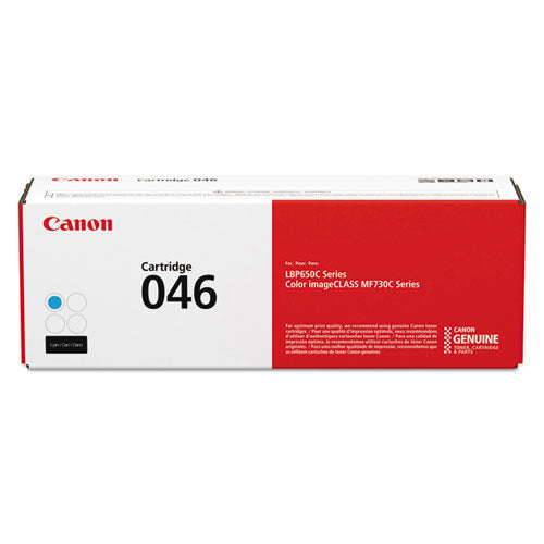 Canon® wholesale. 1249c001 (046) Toner, 2,300 Page-yield, Cyan. HSD Wholesale: Janitorial Supplies, Breakroom Supplies, Office Supplies.