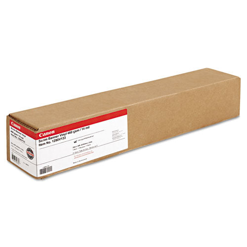 Canon® wholesale. CANON Scrim Banner Vinyl Roll, 2" Core, 14 Mil, 24" X 40 Ft, Matte White. HSD Wholesale: Janitorial Supplies, Breakroom Supplies, Office Supplies.