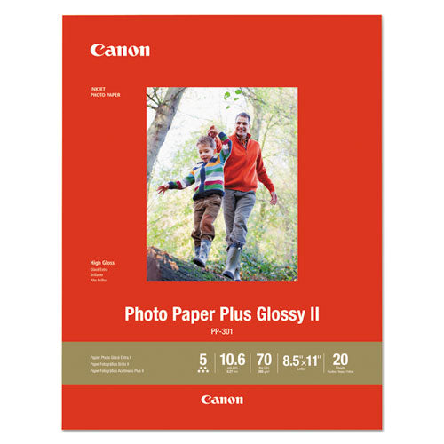 Canon® wholesale. CANON Photo Paper Plus Glossy Ii, 8.5 X 11, Glossy White, 20-pack. HSD Wholesale: Janitorial Supplies, Breakroom Supplies, Office Supplies.