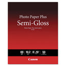 Canon® wholesale. CANON Photo Paper Plus Semi-gloss, 8 X 10, Semi-gloss White, 50-pack. HSD Wholesale: Janitorial Supplies, Breakroom Supplies, Office Supplies.