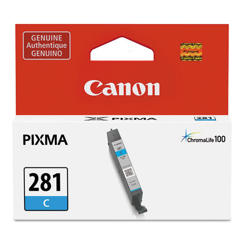 Canon® wholesale. CANON 2088c001 (cli-281) Chromalife100+ Ink, 259 Page-yield, Cyan. HSD Wholesale: Janitorial Supplies, Breakroom Supplies, Office Supplies.