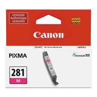 Canon® wholesale. CANON 2089c001 (cli-281) Chromalife100+ Ink, 233 Page-yield, Magenta. HSD Wholesale: Janitorial Supplies, Breakroom Supplies, Office Supplies.