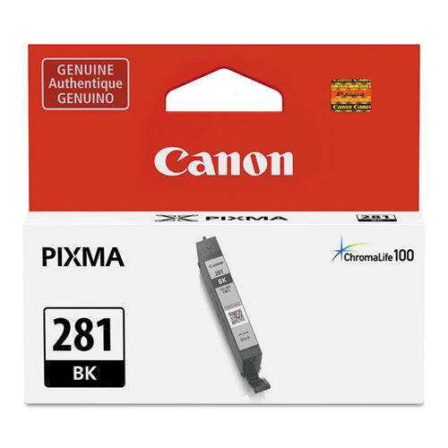 Canon® wholesale. CANON 2091c001 (cli-281) Chromalife100+ Ink, 750 Page-yield, Black. HSD Wholesale: Janitorial Supplies, Breakroom Supplies, Office Supplies.