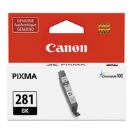 Canon® wholesale. CANON 2091c001 (cli-281) Chromalife100+ Ink, 750 Page-yield, Black. HSD Wholesale: Janitorial Supplies, Breakroom Supplies, Office Supplies.