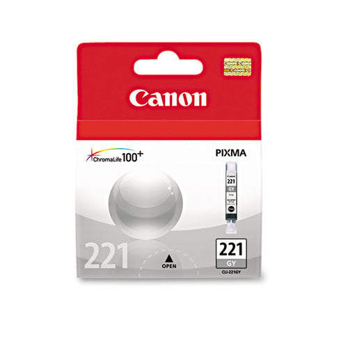 Canon® wholesale. CANON 2950b001 (cli-221) Ink, Gray. HSD Wholesale: Janitorial Supplies, Breakroom Supplies, Office Supplies.